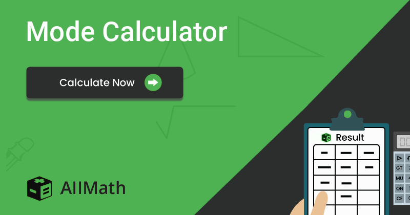 Mode Calculator